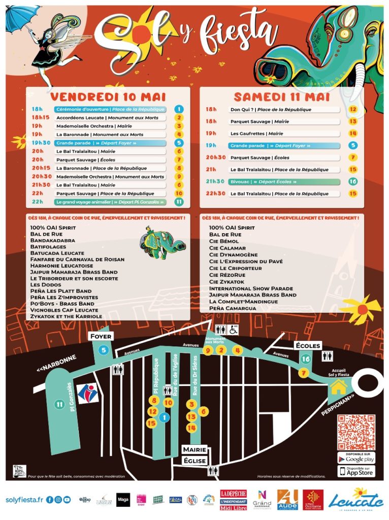 Programme Sol y Fiesta 10 et 11 mai 2025